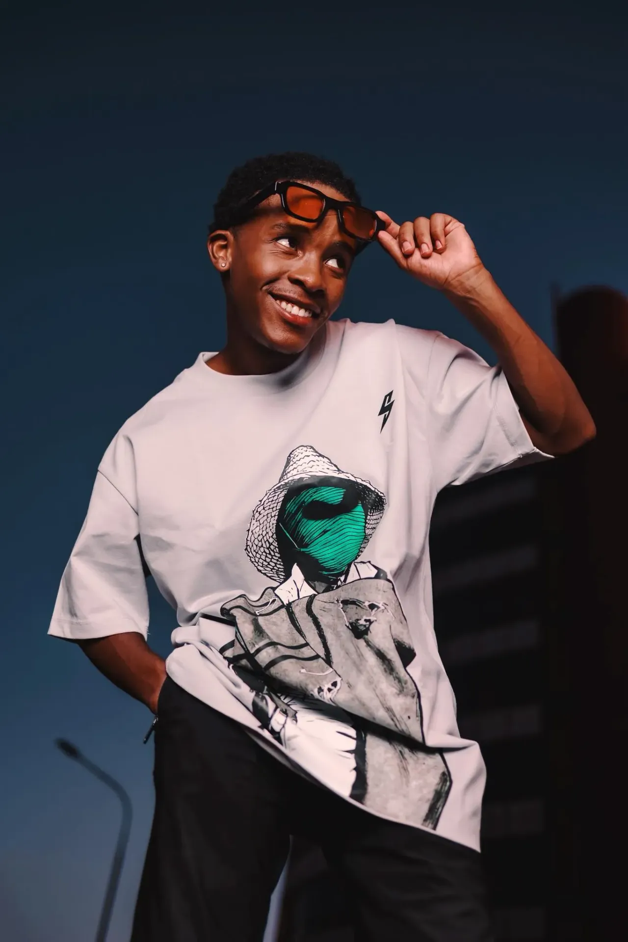 Skipa-Sa-Mmeke T-Shirt - Grey