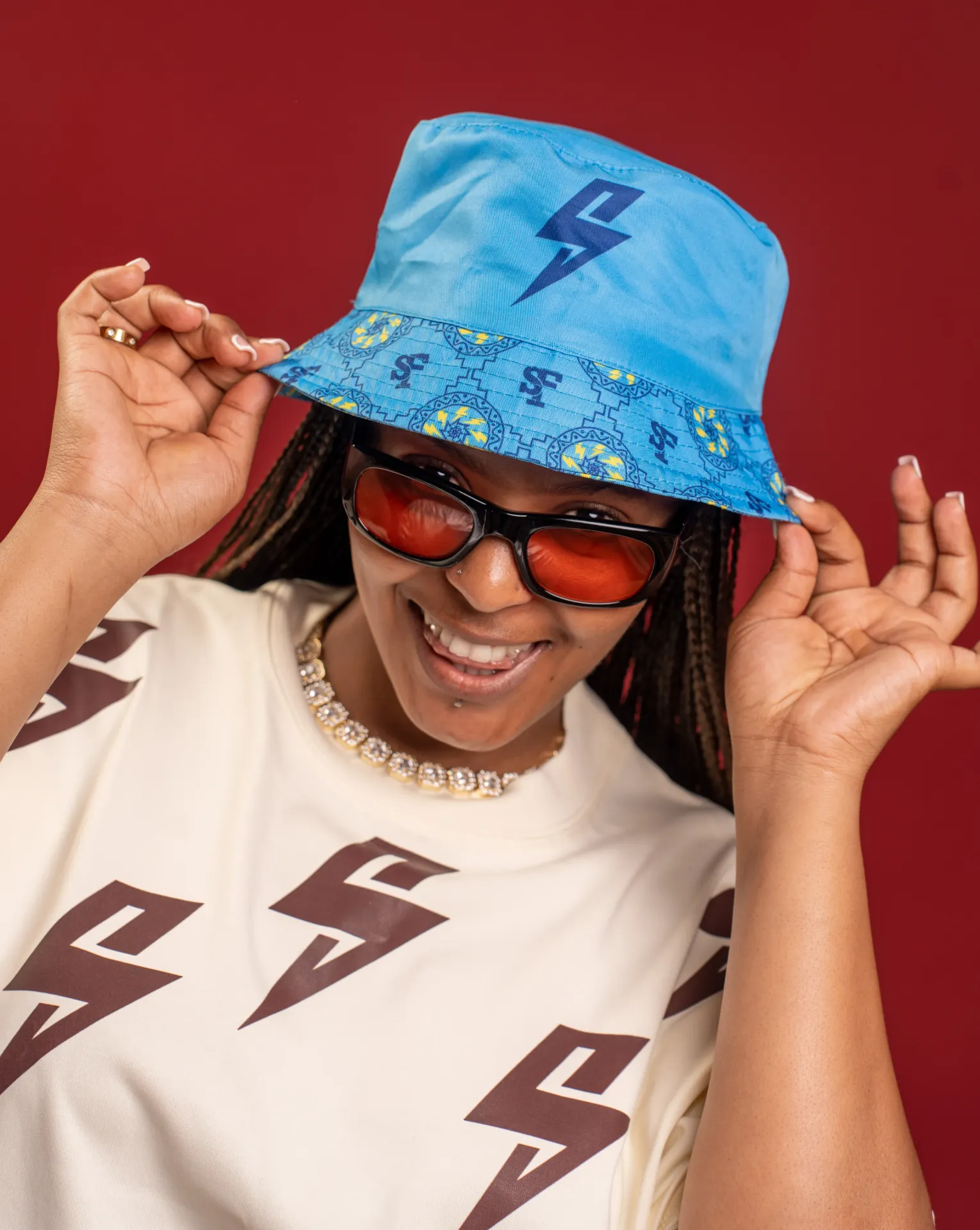 SF Bucket Hat - Blue